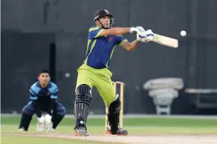  ?? KT file ?? Mustafa was among a number of UAE players who figured in the brand new T10 League. —