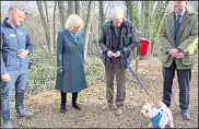  ?? ?? The Duchess at ‘The Making of Dickens’ and with Paul O’Grady at Battersea Dogs Home