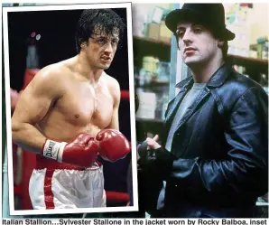 Rocky Tiger Jacket worn in ROCKY II by Sylvester Stallone