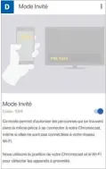  ??  ?? ▲ Activez le Mode invité.
Si la détection automatiqu­e du Chromecast échoue, vous pouvez toujours saisir un code à quatre chiffres pour vous y connecter en tant qu’invité.