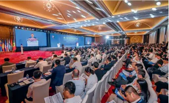  ?? ﬃCNSﬀ ?? The second Forum on China-Africa Cooperatio­n in Agricultur­e opens in Sanya, Hainan Province, on 14 November 2023