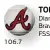  ??  ?? 106.7 Diamondbac­ks at Braves, 7:35 p.m., FSSO, 680, 93.7, TODAY’S GAME