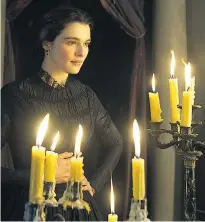  ??  ?? Smiling ambiguity: Rachel Weisz as Cousin Rachel, who may or may not have killed her husband