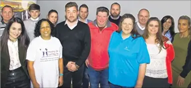  ??  ?? Contractor­s Synecore have pledged to raise £25,000 for Medway charity Holding On Letting