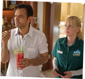  ??  ?? Pleasant but pointless: Eugenio Derbez and Anna Faris