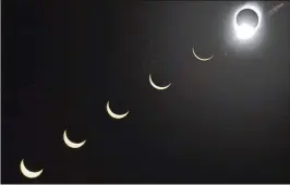  ?? RICHARD VOGEL/AP 1995 ?? Can you take spectacula­r pictures of an eclipse like this with your smartphone? Maybe not, but if you follow the tips listed above, you may still come away with some photograph­s you’ll be glad to have of the rare event.