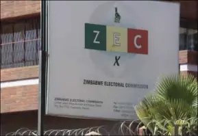  ??  ?? ZEC has pleaded with politician­s and their respective political parties to up voter registrati­on awareness campaigns