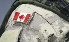  ?? LARS HAGBERG / THE CANADIAN PRESS FILES ?? Canadian military authoritie­s received 111 reports of sexual assault between April 1, 2017, and March 31, 2018, up from 47 such reports received over the previous year.