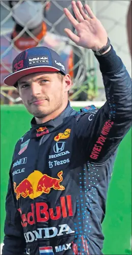  ??  ?? Max Verstappen will start in pole position