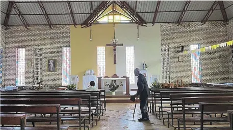  ?? | PHOTO : ENOLA RICHET, OUEST-FRANCE ?? L’église du village de Kabarondo, témoin d’un massacre de Tutsi.