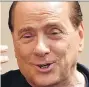  ??  ?? Silvio Berlusconi