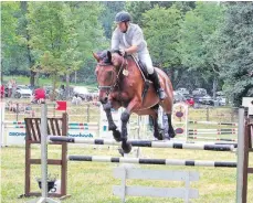  ?? FOTO: EDUARD KESSLER ?? Großer Pferdespor­t wurde am Wochenende auf der Reitanlage in Lorch geboten.