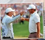  ?? ?? SMILE OF A CHAMPION Brooks Koepka shows off his silverware after Oak Hill win