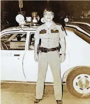  ?? [PHOTO PROVIDED] ?? Monty Clem, when he was a police officer in Amarillo, Texas.