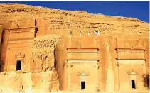  ??  ?? The picturesqu­e location of Al-Ula city is one of the sites selected for tourism industry.