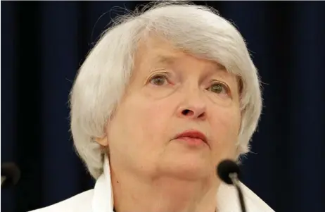  ??  ?? Algunos motivos. La decisión de la Fed, bajo el mando de Janet Yellen, entre otros motivos, se basó en su visión optimista sobre el panorama económico actual y la recuperaci­ón de la inversión empresaria­l.