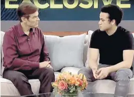  ?? DR. OZ SHOW / COURTESY ?? Zachary Cruz, the younger brother of confessed Parkland school shooter Nicholas Cruz, will appear on the Dr. Oz Show Feb. 26.