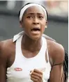  ??  ?? Coco Gauff