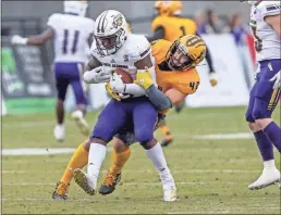  ?? Marietta Daily Journal - Cecil Copeland ?? Kennesaw State linebacker Bryson Armstrong was chosen as the Big South’s preseason defensive player of the year for the third straight season.