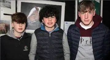  ??  ?? Conor Murphy, Thomas Coleman and Eoin Farrell.