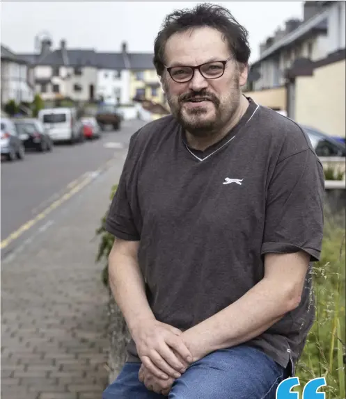  ??  ?? Georgie Gorman in his beloved St Joseph’s Terrace, Sligo.