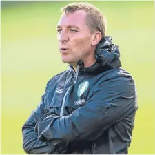  ??  ?? Celtic gaffer Brendan Rodgers.