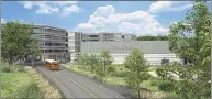  ?? Contribute­d photo ?? A rendering of the Danbury Career Academy for middle and high school students at the Summit.