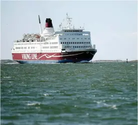  ?? FOTO: LEHTIKUVA/NYA ÅLAND/JONAS EDSVIK ?? VIKING LINES ROSELLA.