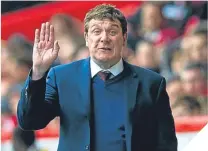  ??  ?? ■
Saints gaffer Tommy Wright will be out to stop Rangers today.