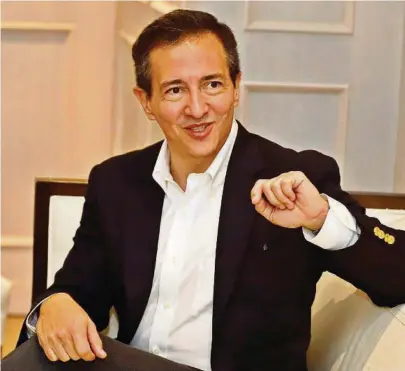  ?? JORGE GUZMÁN ?? k Pedro José Freile, abogado especializ­ado en petróleo y minería, plantea una ley de concesione­s para atraer inversión.