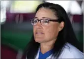  ?? DAVID CRANE — STAFF PHOTOGRAPH­ER ?? Three-time Olympic champion Lisa Fernandez will play in today's All-Star Celebrity Softball Game at Dodger Stadium.