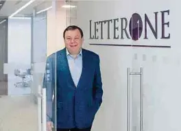  ?? Foto: LW-Archiv ?? Der russische Milliardär Michail Fridman in den Büros der Investment­firma LetterOne in Kirchberg im Jahr 2016.