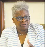  ?? Ned Gerard / Hearst Connecticu­t Media ?? State Sen. Marilyn Moore, D-Bridgeport