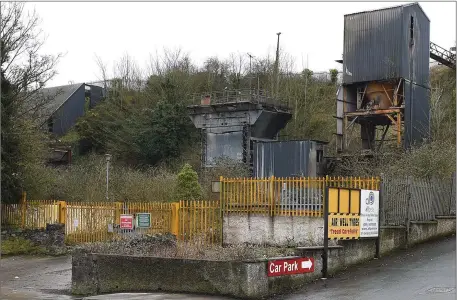  ??  ?? The former Roadstone plant on the Donore Road, destined for housing.