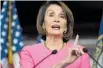  ?? Photo / AP ?? An altered video of Nancy Pelosi was viewed more than 3 million times on social media.