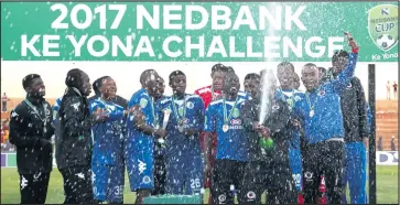  ?? ISITHOMBE NGABE: BACKPAGEPI­X ?? ISUPERSPOR­T United ibe yizingqwel­e beNedbank Keyona Challenge.