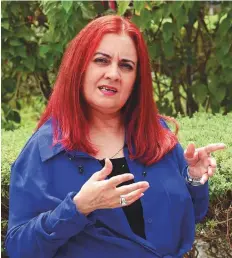  ?? Abdul Rahman/Gulf News ?? Wilma says her personal transforma­tion after visiting India strengthen­ed her resolve to help others whenever possible.