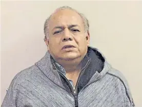  ??  ?? Víctima. Rodrigo Naged Ramírez (59) tenía prisión domiciliar­ia.