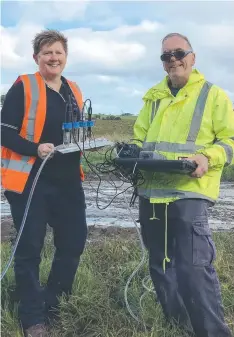  ??  ?? Deakin University's Professor Wendy Timms and Dr Bill Howcroft.