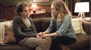  ?? Erika Doss / TNS ?? Ben Platt, left, and Julianne Moore in “Dear Evan Hansen.”