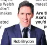  ??  ?? Rob Brydon