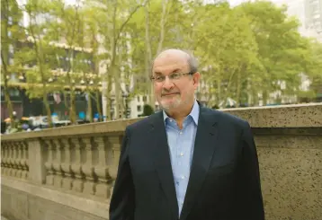  ?? SARA KRULWICH/THE NEW YORK TIMES 2015 ?? Salman Rushdie’s new novel builds on themes that have long preoccupie­d him.