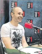  ??  ?? Andrés Iniesta elogió a Valverde en RAC1