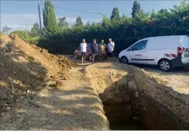  ?? (DR) ?? La constructi­on de la future résidence autonomie à la Fontonne devra notamment tenir compte des vestiges de l’ancien aqueduc de Fontvieill­e. Des fouilles préventive­s avaient eu lieu en septembre dernier.