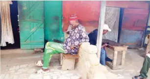  ??  ?? Not-so-cool spot: The beer parlour where late Danjuma Zuru frequented