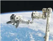  ?? IMAGE COURTESY MACDONALD, DETTWILER AND ASSOCIATES LTD. ?? MacDonald, Dettwiler and Associates, now Maxar Technologi­es, was behind the creation of the Canadarm.