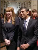  ?? ?? Labour’s deputy leader Angela Rayner and Chancellor Rishi Sunak