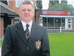  ??  ?? Widnes RUFC president Paul Newall.