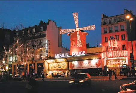  ?? Rick Steves 2001 ?? The famous Moulin Rouge dance hall, where cancan kickers have been taking the stage since 1889, is on the fringe of Montmartre on the north side of Paris.