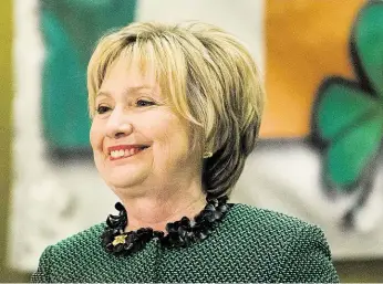  ?? Foto: AP ?? Vyměněná? Hillary Clintonová se minulý týden objevila na veřejnosti s pár deky navíc a novým účesem.